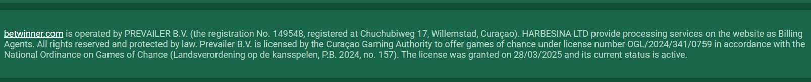 App Betwinner для TJ